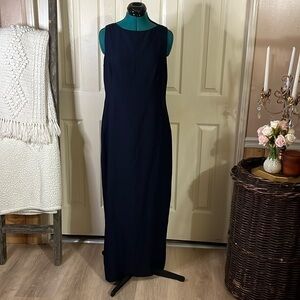 Jones of New York, Dark Navy Blue, Sleeveless, low cut in the back,(168)